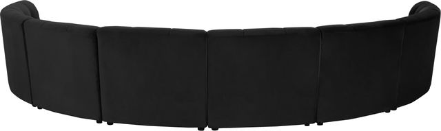 Meridian Furniture Limitless 8-Piece Black Velvet Modular Sectional-2