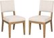 Flexsteel® Millwork 2-Piece Beige/Umber Dining Chair Set-0