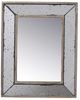 A & B Home Marion Silver Square Mirror-1