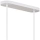 Currey & Company Tulum Sugar White Oval Chandelier-4