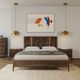 VIG Furniture Modrest Oakley Dark Brown Eastern King Panel Bed-1