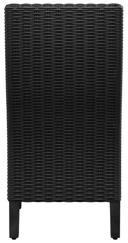 Signature Design by Ashley® Beachcroft 2-Piece Black/Light Gray Resin Outdoor Side Chair Set-4