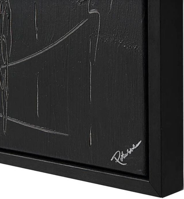 Renwil® Haiku Black Wall Painting-2