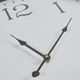 Olliix by Martha Stewart Duke White and Silver Round Clock-4