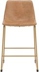 Signature Design by Ashley® Crandox Gold/Toast Upholstered Bar Stool-1