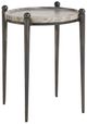 Uttermost® Nahunta Gray Accent Table with Dark Bronze Base-0