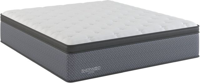 Sherwood® Bedding National Barcelona II Hybrid 14.5" Plush Euro Top Queen Mattress
