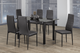 Titus Furniture Black 7 Piece Dining Set-0
