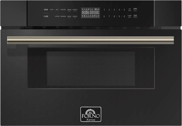 FORNO® Capoliveri 1.2 Cu. Ft. Black Microwave Drawer-0