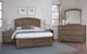 Vaughan-Bassett Woodbridge Dark Cashmere Arched Queen Panel Storage Bed-1