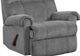 American Wholesale Furniture Kennedy Gray Rocker Manual Recliner-1