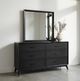 Liberty Furniture Century Modern Black Walnut Dresser and Mirror-1