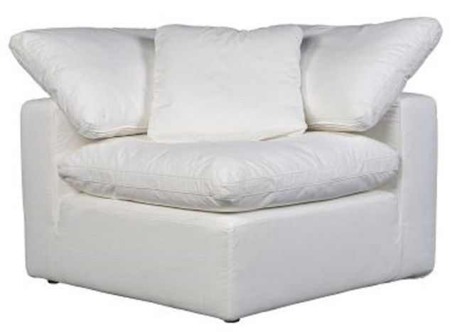 Moe's Home Collection Terra Condo Classic 5-Piece Cream White L-Shaped Modular Sectional-3