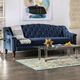 Furniture of America® Martinique Blue Sofa-0