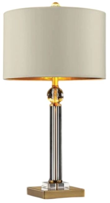 Furniture of America® Charis Gold/Ivory Table Lamp-0