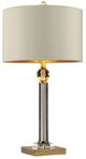 Furniture of America® Charis Gold/Ivory Table Lamp-0