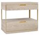 Century® Cadence Sand Cerused 2-Drawer Nightstand-0