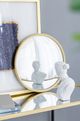 A & B Home Gold Convex Wall Mirror -2