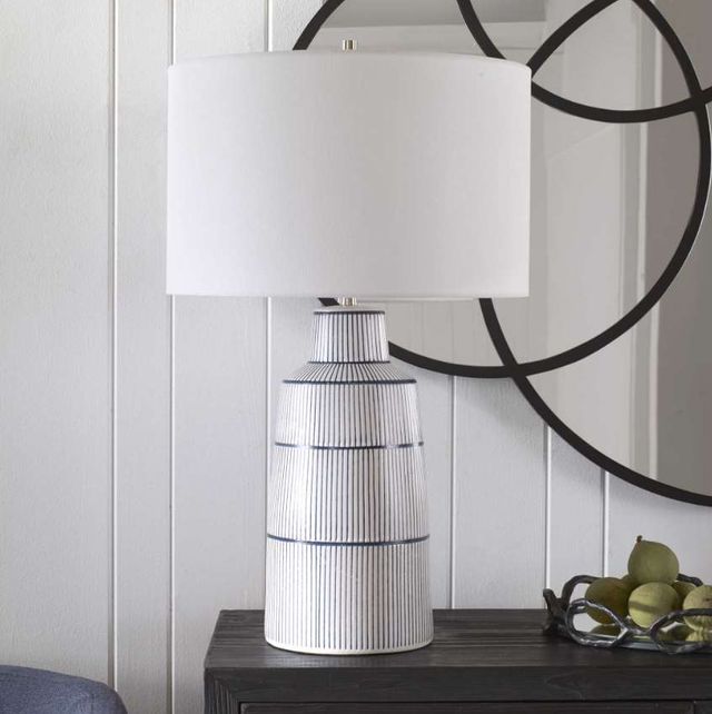 Uttermost® Breton Nautical Stripe Table Lamp-1