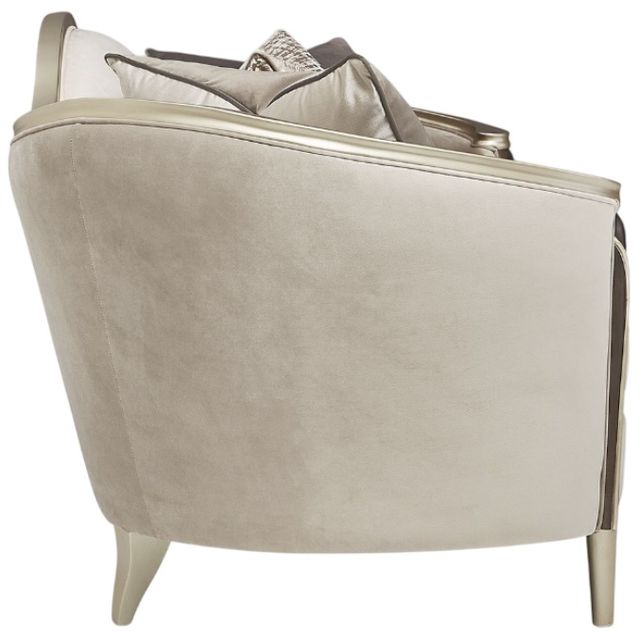Michael Amini® Villa Cherie Chardonnay/Hazelnut Sofa-2