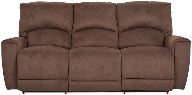 La-Z-Boy® Cassian Tawny Power Reclining Sofa with Headrest and Lumbar-1