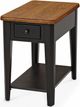 Peters-Revington™ Casual Choices™ Chestnut Chairside Table with Black Base-1