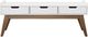 Elements International Sade White Bench-1