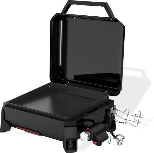 Weber® Traveler® 17" Black Portable Outdoor Gas Griddle-4