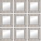 Bassett Mirror Beaded Silverleaf Wall Mirror-2