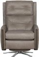 Fairfield® Customizable Loft Manual Push Back Swivel Recliner-2