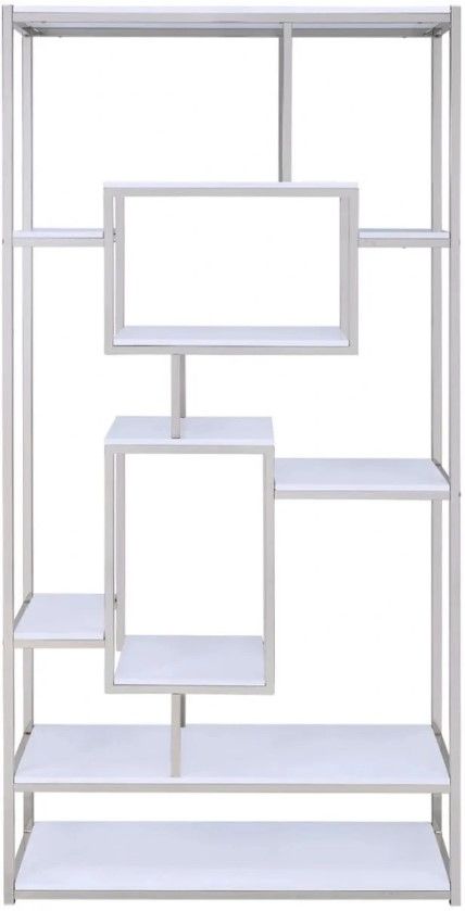 Steve Silver Co. Alize White Bookshelf-2