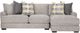 Franklin™ Barton 2-Piece Hannigan Fog Right-Arm Facing Sectional and Chaise-1