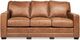 Campio Furniture Legacy Leather Helene Brown Sofa-1