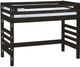 Crate Designs™ Furniture Espresso Queen Tall Ladder End Loft Bed-0