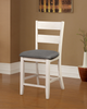 Furniture of America® Anadia 2-Piece Antique White/Gray Counter Side Chair Set-4
