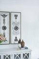 A & B Home Peleus Tan 30-Minute Silvered Hourglass-3