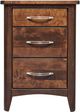 Mako Wood Furniture Whistler Maple Mini Nightstand-1