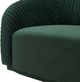 TOV Furniture Yara Pleated Forest Green Velvet Sofa-3
