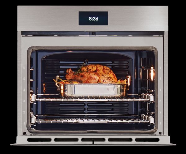 Wolf® M Series 30" Stainless Steel Contemporary Single Electric Built in Wall Oven-1
