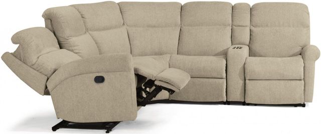 Flexsteel® Customizable Davis 4-Piece Reclining Sectional-1