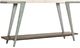 Hooker® Furniture Commerce and Market Boomerang Cream Console Table with Natural Medium and Gray Base-0