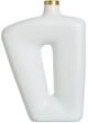 StyleCraft Norman Wyatt Home Gold/White Vase-0