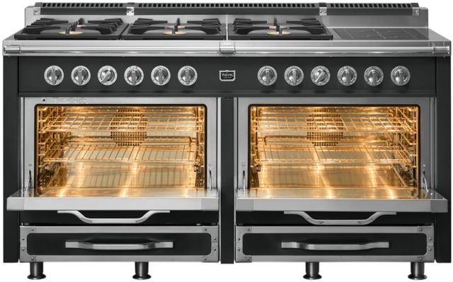 Viking® Tuscany 66" Antique Bronze Pro Style Dual Fuel Range-1