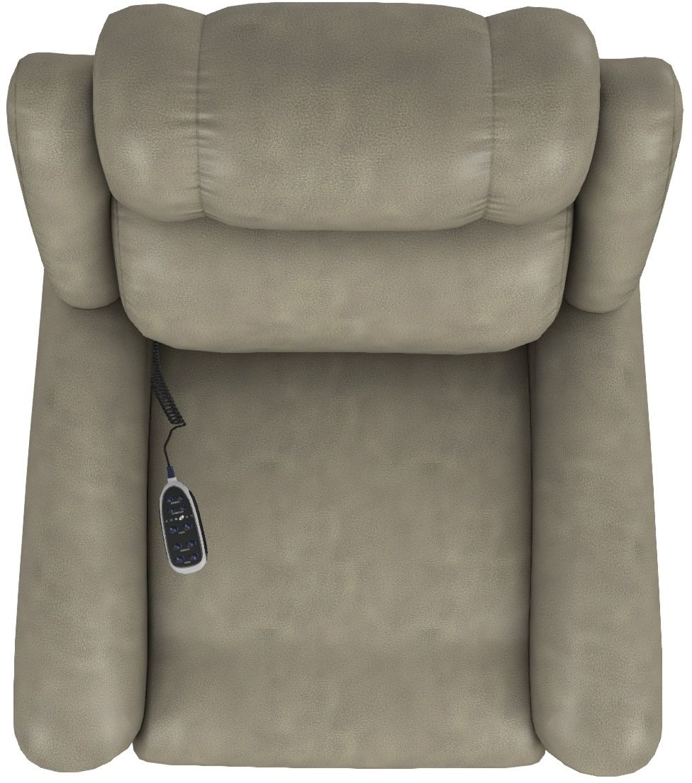 La-Z-Boy® Clayton Charcoal Gold Power Lift Recliner with Massage