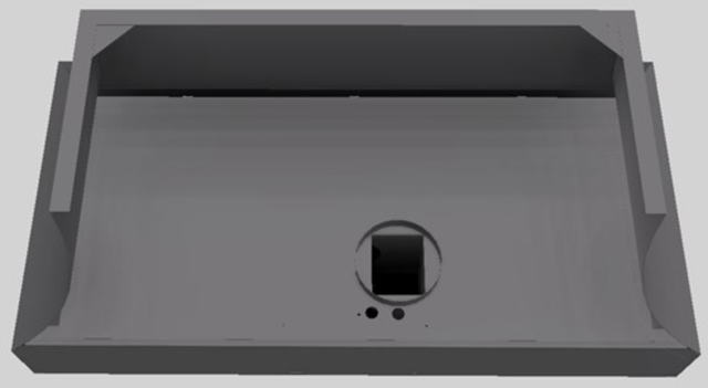 Vent-A-Hood® Designer Series 48" Gunsmoke Wall Mounted Range Hood-2