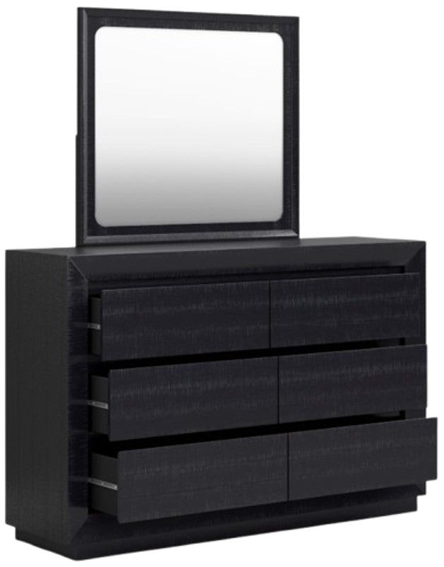Millennium® by Ashley Londer Black Dresser and Mirror-3