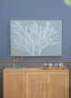 A & B Home Mahana Blue/White Coral Wall Art-4