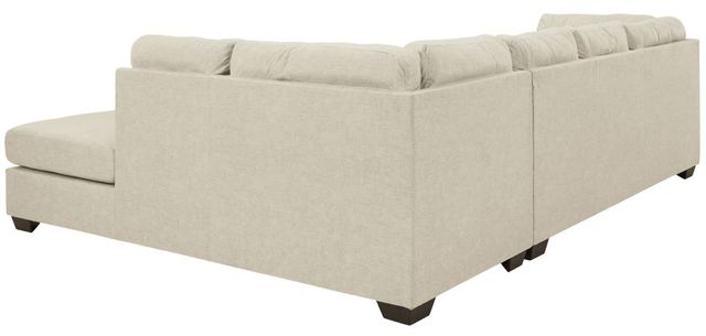 Benchcraft® Falkirk 2-Piece Parchment Right-Arm Facing Sectional and Chaise-2