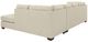 Benchcraft® Falkirk 2-Piece Parchment Right-Arm Facing Sectional and Chaise-2