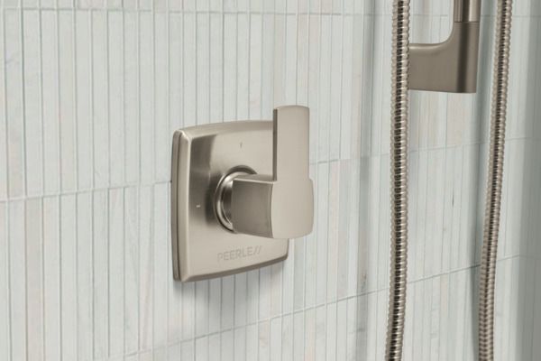 Peerless Ezra® Brushed Nickel In-Wall Diverter Trim-1
